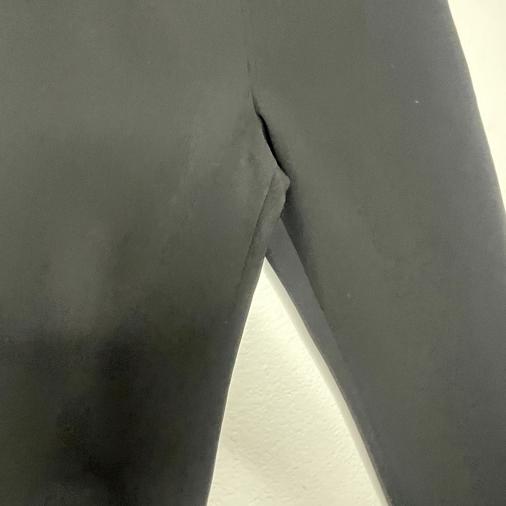 Jesus Del Pozo Black Draped Straight Leg Pants Size 8 Euro 38 Dress‎ Pants Chic - Picture 7 of 11